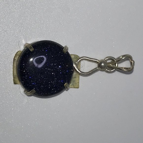 SLP Blue Goldstone Pendant - Picture 5 of 8